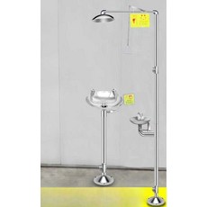 비상용 샤워기 산업용 긴급 시설 샤워 세척, 수직형 샤워, 1개