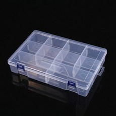 악세사리 각종부자재 보관 다용도 10칸 칸막이 소품보관 케이스 대형 (k3257), 1개, 상세페이지 참조