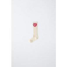 [국내배송] 자라 ZARA 깅엄 하트 삭스 - 크림 937908