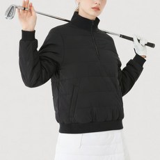 방풍 기모 긴팔 패딩 골프맨투맨 여성 골프티 724