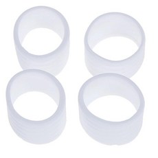 테니스 라켓 고무 링 신축성 손잡이, 3. White, 1개