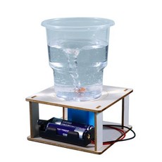 용액 혼합 소용돌이 교반기 우드 조립 실험키트 공기 바람 에듀