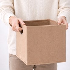 살림살림 다용도 패브릭 적층 수납함 바스켓, 2개