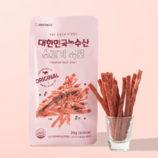 대한민국농수산 풍미깊은 숙성 소고기 육포, 10개, 20g
