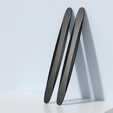 화이트리버 자동차 범퍼가드, 2개, 블랙