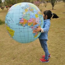 방과후 과학놀이 초대형 지구본풍선 교구장난감 키즈카페 중등 유아 촬영 대륙 아이방