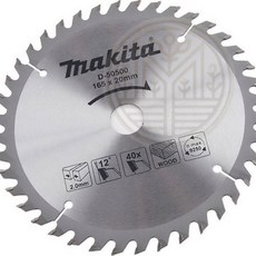 원형톱날 165mm 2.0mm 6인치 충전톱날 교체 부품 빠른배송 공구부품 전동톱 목공톱날, 1