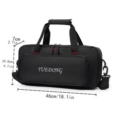 YUEDONG 綜合效果器袋 木電吉他 電貝斯 電子琴 打擊板袋套, 1個, 46*24.8*7(cm)