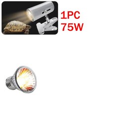 발열전구 온열 열등 UVA UVB 파충류 램프 전구 열 거북이 바스킹 가열 조명 UV 양서류 도마뱀 온도, 3PCS 75w bulb