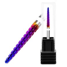 네일드릴비트 케어 셀프 제거 FANTEXY 332 카바이드 네일 드릴 비트 코팅 텅스텐 세트 아크릴 용품 기술자 매니큐어 페디큐어 큐티클 젤 폴리싱용 M 돔, Small F, 1