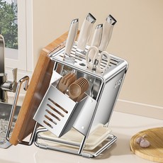 Frokom 한연솔 주방 다용도 304 스텐 칼보관함 스테인리스 탄소강 칼꽂이, 1개