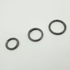 오링 열쇠고리 키링부자재 흑니켈 40mm, 본상품