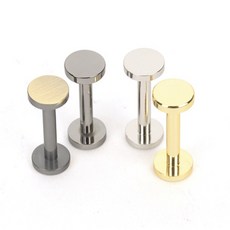 신주 아령(Dumbbell) 장식 ver.2 캡사이즈 8mm 발길이 20mm, 3개, 골드