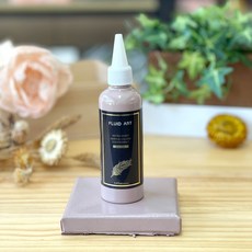金羽毛 流體顏料 500ml 單瓶裝 台灣製 馬卡龍 螢光 金屬 壓克力顏料 手作, 莫蘭棕, 1個