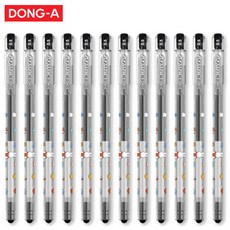 동아 미피 향기나는 중성펜 0.5mm 검정 12개