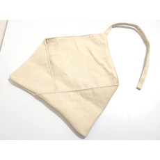 小瓶子 簡易素雅手工信封式餐具袋筆袋 藍染手工藝純棉胚布餐具收納袋文具收納袋, 1個, 藍染