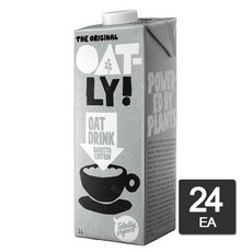 빙그레 오틀리 귀리우유 오트밀크 바리스타, 1L, 24개