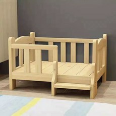 원목 강아지 집 만들기 나스파, XS 53x38cm 2.5kg 이하, 1개, 내추럴 우드 스트레이트 스타일