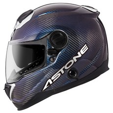 ASTONE GT-1000F 變色龍碳纖維全罩式安全帽, 透明碳纖/藍紫, 1個