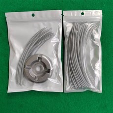 고르미 와이어예초기날 스틸 제거 잡초 제초 칼날, 합금 풀 깎는 헤드20개 강철 줄, 1개, 기본 색상
