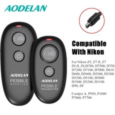 AODELAN 카메라 무선 셔터 릴리스 리모컨 캐논 R100 R5C 80D M6 니콘 Z9 후지필름 GFX50SII, 04 PEBBLE-N10, 1개
