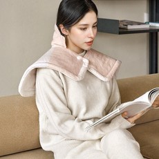 프롬비 닥터슬로우 어깨 목 온열 전기 찜질기 마사지, 허니베이지,FD225, 허니베이지