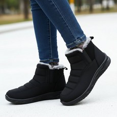 남성용 여성용 융털패딩부츠 앵클부츠 겨울방한신발
