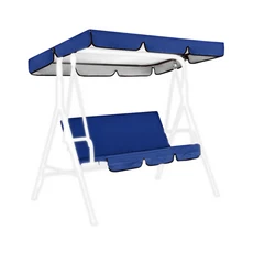 야외 정원 스윙 캐노피 및 방수 190T 옥스포드 폴리에스터 및 자외선 차단 원단으로 제작된 파티오용 시트, 05 dark blue, 01 빠른