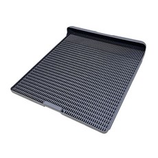 沖洗型狗尿便盆 可拼接寵物狗廁所 大中小犬適用 不濕腳易清潔 一體式尿便板, 深灰色, 1個