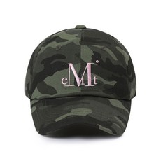 매장정품 무센트 MUCENT 시그니처 카모 밀리터리 볼캡 카키-베이비 핑크 그레이 P00000KB 190251, Khaki - baby pink, Free