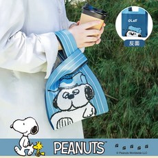 PEANUTS 歐拉夫 針織手腕包