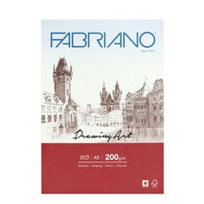 파브리아노 드로잉아트 스케치북 200g 화이트, A4, 1개