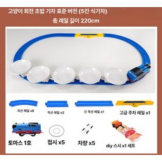 onyou 가정용 회전초밥기차 스시트레인 장난감 기차 세트 초밥 레일, 1개, 탕마스 버전 고양이 세트 1번 탕마스