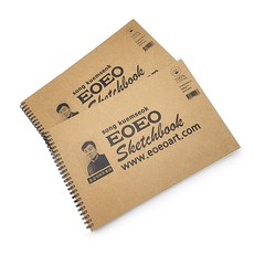 EOEO 송금석선생님 스케치북 스프링제본(cotton중목), L(31x21)