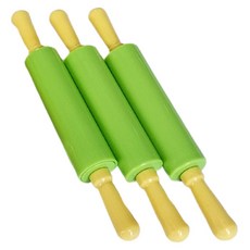 찰흙 밀대 2종 택1 / 점토 클레이 지점토 공예 만들기재료 작업도구 어린이 학생용 미술수업준비물, 1세트, 밀대L 3개