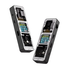 Dockcase 6合1 HUB RJ45版 集線器 轉接器 支援4K@60Hz 100W PD充電 具備數據顯示功能, 極光黑, 1個