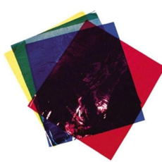 학습문구 학습준비물 프린스 셀로판지 교재용 5색상입 / 초록 투명 노랑 빨강 파랑