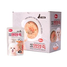 펫퍼스 애견비책 영양죽 강아지죽 보양식 영양식 습식파우치, 12개, 100g, 연어+황태