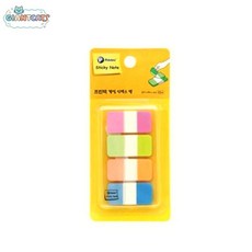 인덱스 스티커 메모지 페이지마커 책갈피 사무실 문구 25매 점착 자이언트캣