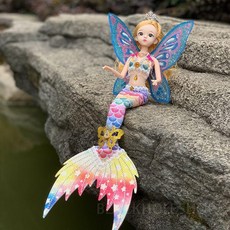 비브랜드 인어공주 인형 피규어 장난감 공주인형 인형놀이 마론 구체관절인형 50종 핸드메이드 선물 호환, 40~49cm(의상에 따라 상이), B48, 1개