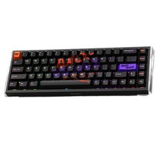 다얼유 쿨 68 프로 핫스왑 RGB 라이팅 바 게이밍 기계식 유선 키보드, 제조사축, 아이스 블레이드 마그네틱축, 블랙