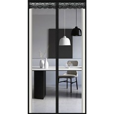 空調門簾 冷氣門簾 磁吸門簾 防蚊門簾 隔擋空調冷氣 靜音門簾 EVA門簾, EVA空調門簾 黑框 全透明