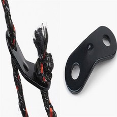 스토퍼 땅콩모양 캠핑용품 천막 고정클립 캠핑부자재 캠핑로프용, 블루