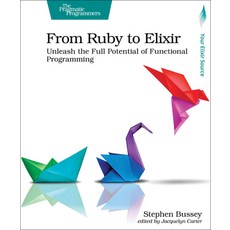 (영문도서) From Ruby to Elixir: Unleash the Full Potential of Functional Programming Paperback, Pragmatic Bookshelf, English, 9798888650318