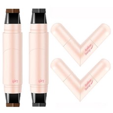 Double Headed Eyeliner Stamp 2 Colors Waterproof Long Lasting Smudge Proof Liquid Eye Liner Pen