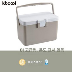 시노 아이스박스 백 보냉 식품 보냉박스 보냉백, 1일용 8L + 8개 150ml 12 C, 1개, 1개입