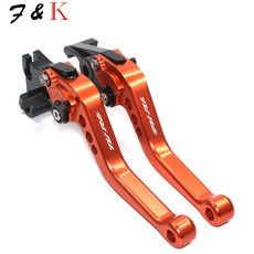 짧은 로고 야마하 2001 액세서리 레버 클러치 브레이크 1999 R6 2002 2000 2004 YZFR6 오토바이 호환 YZF 2003, Orange, 1개