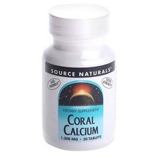 SOURCE NATURALS 珊瑚鈣礦物質補充錠, 1個, 30 件