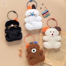 다소니디자인 플러피 인형키링 열쇠고리키링, 곰곰