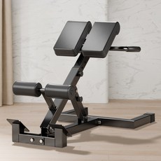 백 익스텐션 머신 허리 디럭스 홈트 모델 가정용 홈짐 코어 접이식 표준 햄스트링 가정용, 표준 모델 - 접이식